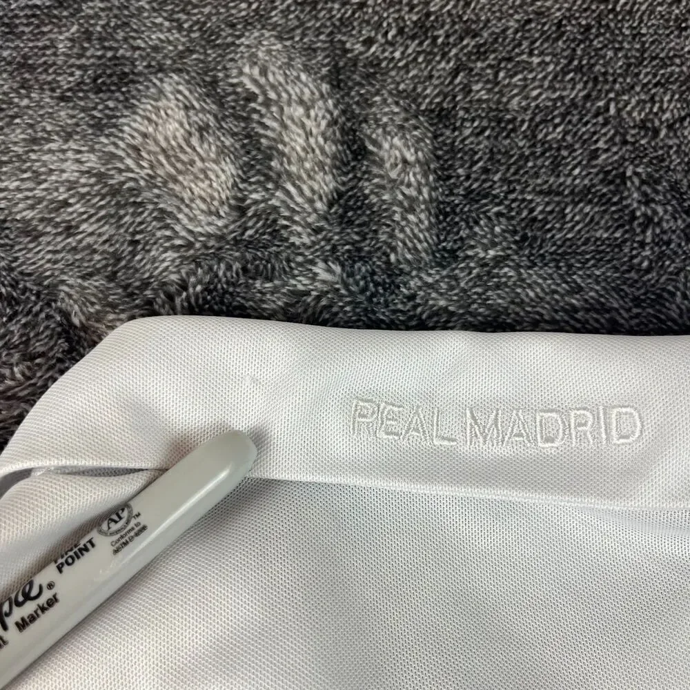 Adidas Real Madrid 2016 Fly Emirates Jersey Polo Climacool Long Sleeve S